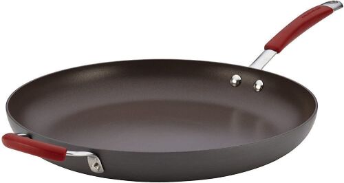 Rachael Ray Cucina Hard Anodized 14" Open Skillet with Helper Handle - Lot 542