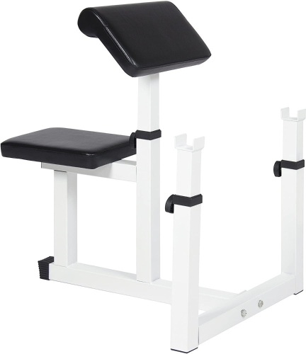 Adjustable Preacher Arm Curl Bench Home Gym   - Lot 603