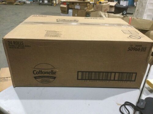 Cottonelle Ultra ComfortCare Toilet Paper with Cushiony Cleaning Ripples, 24 Family Mega Rolls - Lot 769