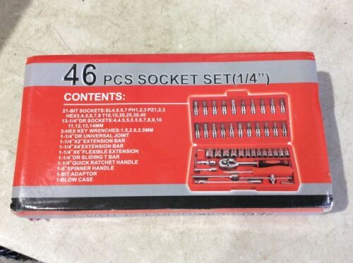 46 Piece Socket Set 1/4"  - Lot 846
