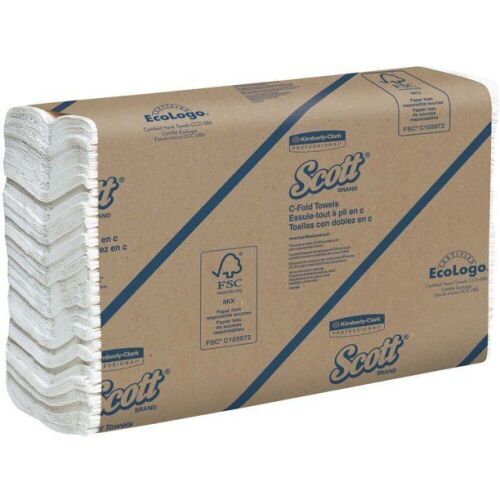 Scott Esential C-Fold Towels, Absorbency Pockets, 12 Pack  - Lot 860