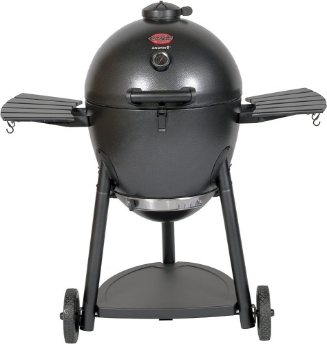 Char-Griller E16620 Akorn Kamado Charcoal Grill, Graphite. Appears New. Could be missing some hardware. - Lot 87