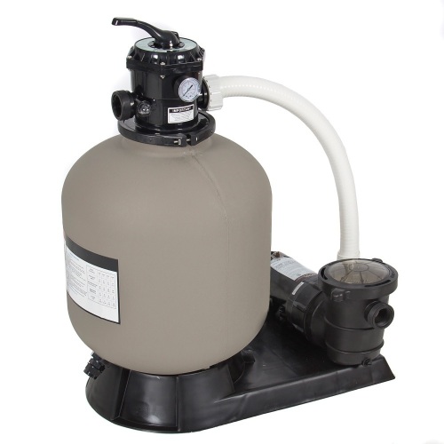 4500GPH Above Ground Swimming Pool Pump System w/ Sand Filter, 1.0HP. Appears New - Lot 230