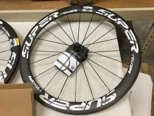 Superteam Carbon Fiber Road Bike Wheels. NEW. Very Expensive Wheels! - Lot 273