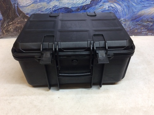 Hard Case with Foam Inserts, Black - Appears New  - Lot 433