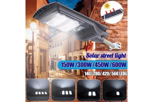 420 LEDs AUGIENB Waterproof Street Light Solar Panel 6500K ~ 7000K Cool White - Appears New, Tested/Works  - Lot 467
