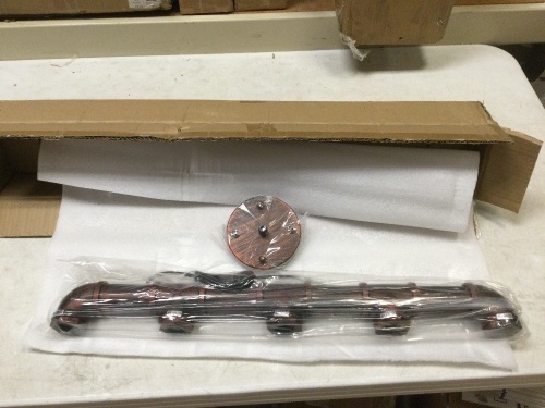 25" 5-Light Industrial Pipe Style Light Fixture. Appears New - Lot 487