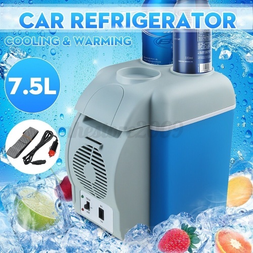 12V 7.5L Mini Refrigerator Cooler & Warmer. Appears New - Lot 511