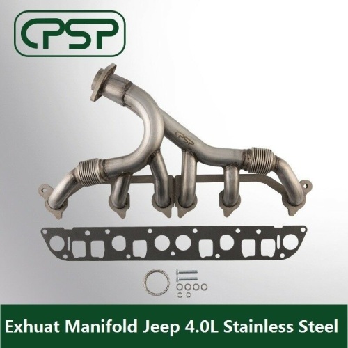 Stainless Steel Exhaust Manifold & Gasket Kit for Grand Cherokee Wrangler 4.0L. NEW - Lot 516