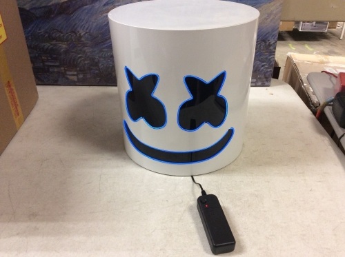 Light Up Marshmello Helmet - Appears New, Tested/Works - Lot 518