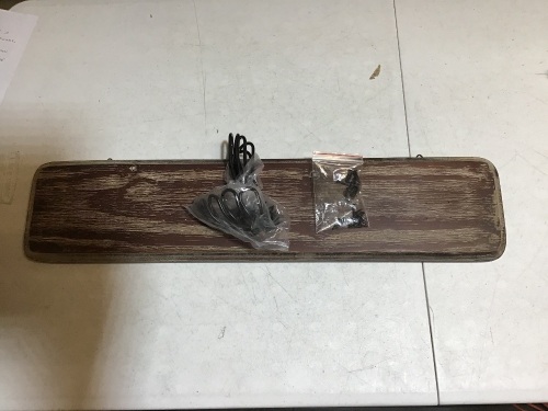 24" Wooden Coat Rack with 5 Hooks - Appears New  - Lot 603
