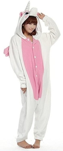 Lot of (3) WOWcosplay Kigurumi Unicorn/Pegasus Onesies, Pink & White - New - Lot 635