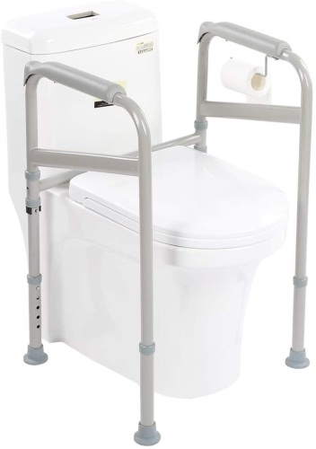 Adjustable Toilet Handicap Grab Bar - Appears New   - Lot 663