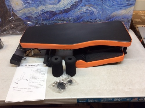 Foldable Weight Bench - Appears New  - Lot 685