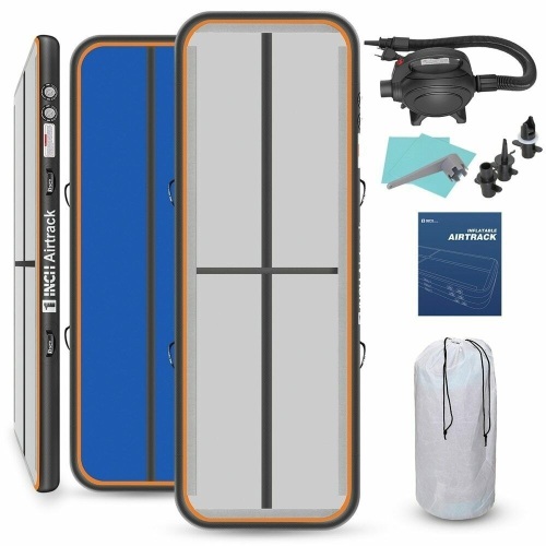 1Inch Gymnastics Air Floor Inflatable Gym Mat Air Track Tumble Mat, 16 ft. Appears New - Lot 711
