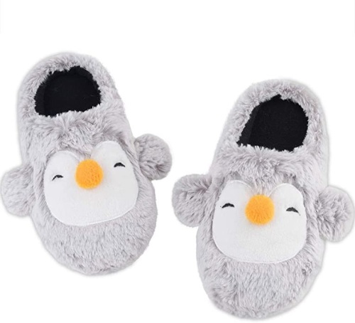 Lot of (2) DL Women's Cute Animal Slippers with Cozy Faux Fur, Memory Foam Slippers, Anti-Skid Soles - Appear New - Lot 948