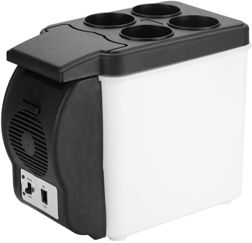 Mini Portable Car Refrigerator 6L, DC 12V - Appears New, Untested - Lot 3002