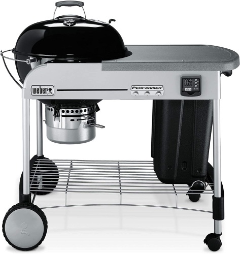 Weber 15401001 Performer Premium Charcoal Grill, 22-Inch, Black. Appars New - Lot 28