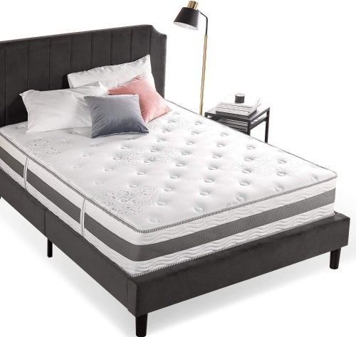 Zinus King Size 12 Inch Gel Memory Foam Pocket Spring Hybrid Mattress. Appears New - Lot 34