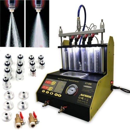 AUTOOL CT-200 Automotive 6 Cylinder Ultrasonic Wave Fuel Injector Cleaner and Tester. Appears New - Lot 37