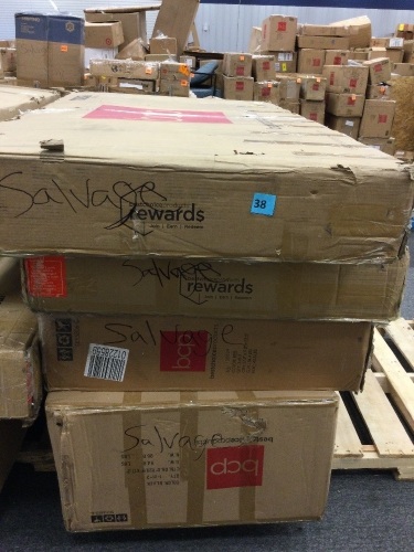 Pallet of BCP Salvage, Presorted Items Will Be Broken, Damaged and Have Missing Pieces - Lot 38