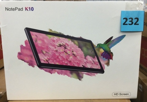 NotePad K10 Tablet - Lot 232