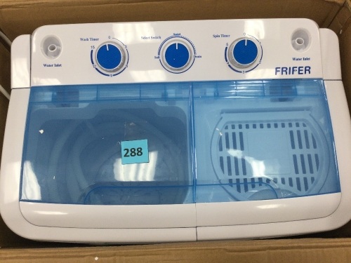 Portable Side-by-Side Washer and Dryer - Lot 288