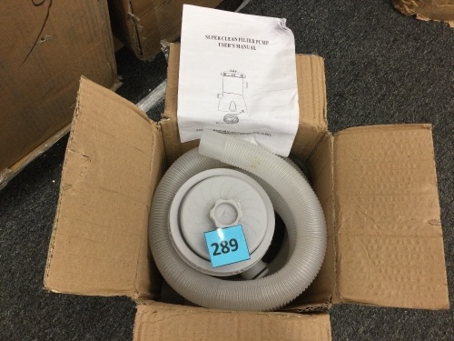 Super Clean Filter Pump - Lot 289