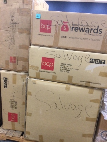 Pallet of BCP Salvage, Presorted Items Will Be Broken, Damage, or Have Missing Pieces - Lot 304