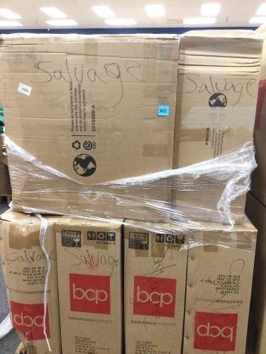 Pallet of BCP Salvage, Presorted Items Will Be Broken, Damaged, or Have Missing Pieces - Lot 305
