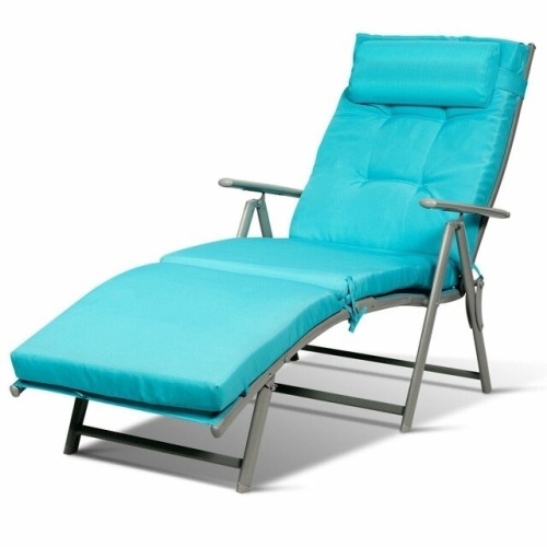 Outdoor Lightweight Folding Chaise Lounge Chair - Lot 307