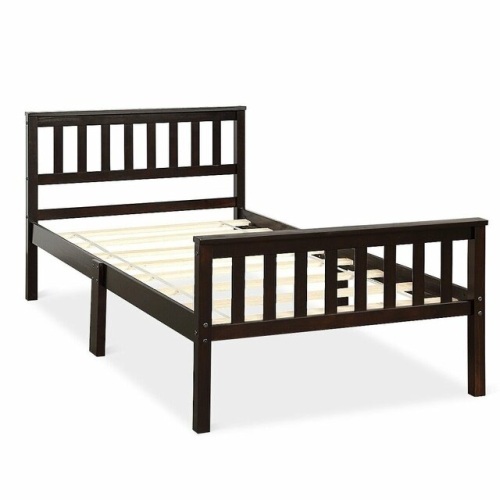 Wood Bed Frame Wood Slats Support Platform - Twin Size - Lot 328