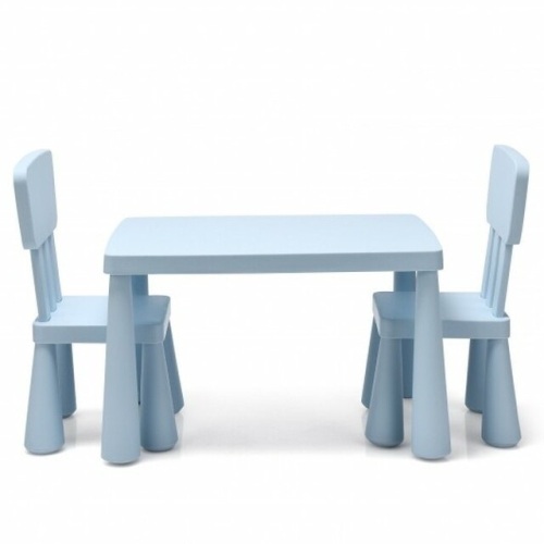3-Piece Toddler Multi Activity Play Dining Study Kids Table And Chair Set - Lot 333