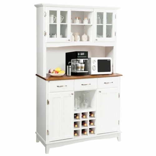Buffet And Hutch Kitchen Storage Cabinet - Lot 344