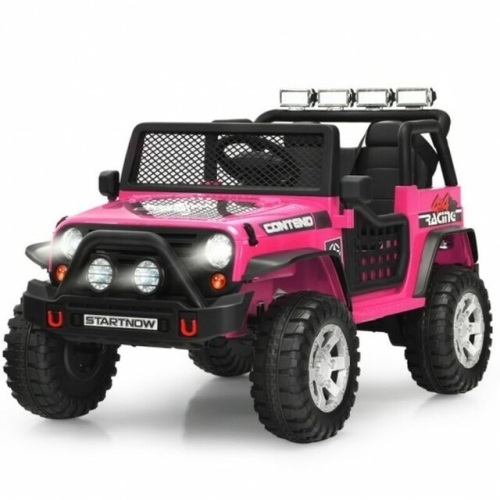 12V Kids Remote Control Electric Ride On Truck Car With Lights And Music - Lot 371