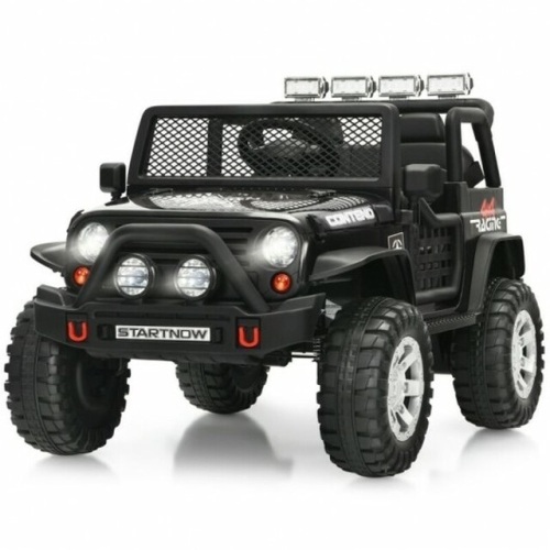12V Kids Remote Control Electric Ride On Truck Car With Lights And Music - Lot 372