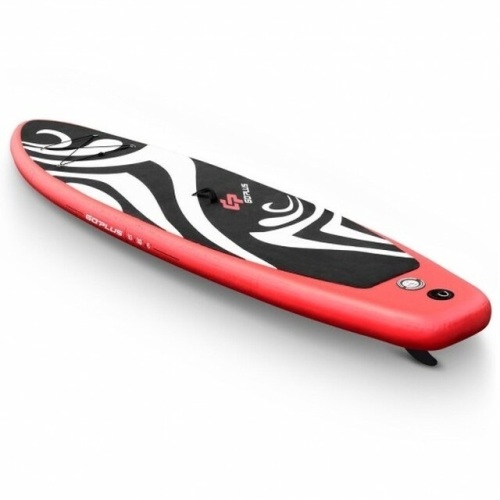 10' Inflatable Stand Up Adjustable Fin Paddle Surfboard With Bag - Lot 397