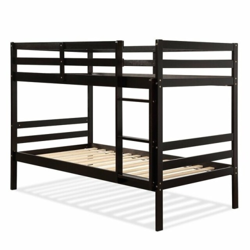 Twin Bunk Bed Children Wooden Bunk Beds Solid Hardwood - Lot 407