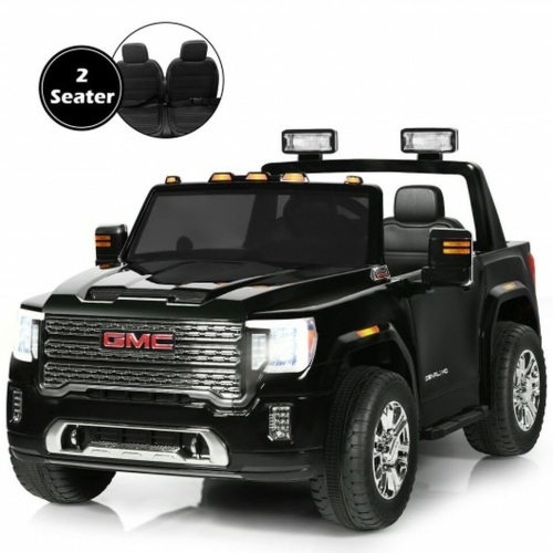 12V 2-Seater Licensed GMC Kids Ride On Truck Rc Electric Car With Storage Box - Lot 421