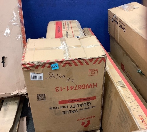 Pallet of Salvage, Presorted Items May Be Broken, Damaged or Have Missing Pieces - Lot 423