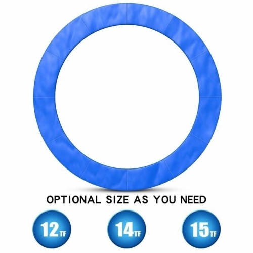 Blue Safety Round Spring Pad Replacement Cover For 14' Trampoline - Lot 438