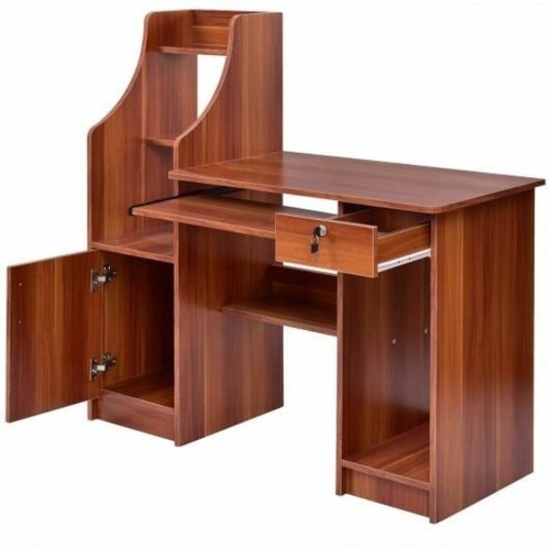 Home Computer Study Workstation Desk w/ Bookshelf - Lot 451