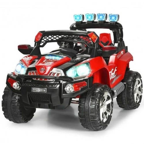 12 V Kids Ride On Suv Car With Remote Control Led Lights  - Lot 525