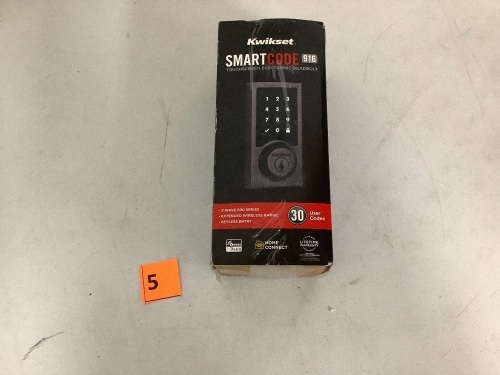 Kwikset Electronic Deadbolt SmartCode 916 - Lot 5
