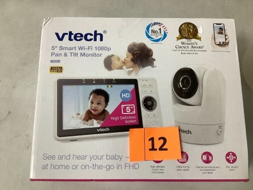 Vtech Smart Wi-Fi 1080p Pan and Tilt Monitor - Lot 12