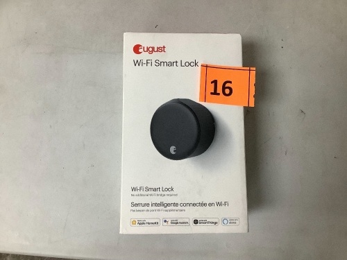 August Wi-Fi Smart Lock - Lot 16