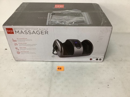 Reflexology Shiatsu Foot Massager w/ High-Intensity Rollers, Remote Control - Lot 48
