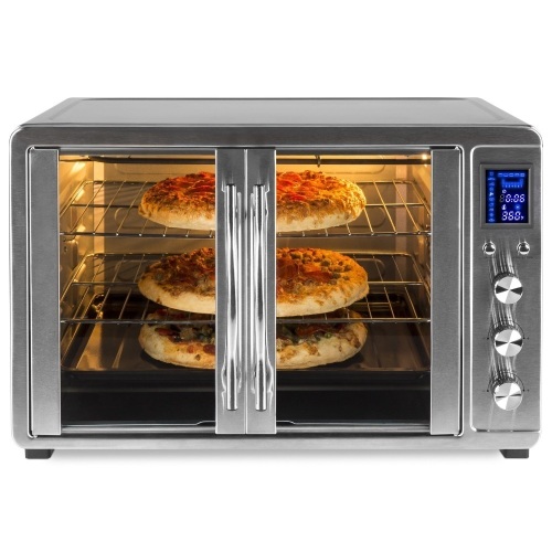 55L 1800W Extra Large Countertop Turbo Convection Toaster Oven w/ French Doors - Lot 103