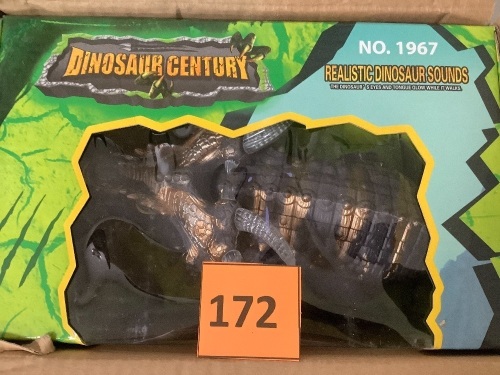 Walking Dinosaur Triceratops Toy Figure with Lights & Sounds - SKY1967 - Lot 172