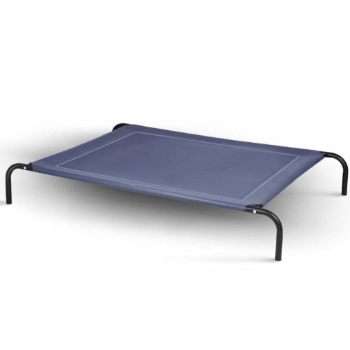 Large Indoor Outdoor Camping Steel Frame Elevated Pet Cot Mat-XL - Lot 242